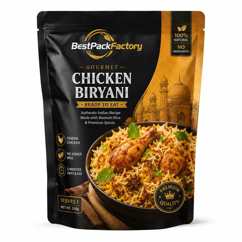 Custom Retort Pouches for Ready Meal Packaging main product image