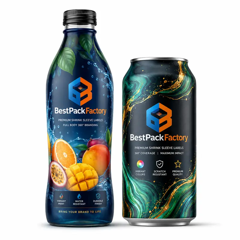 Custom Shrink Sleeve Labels for Bottles & Cans main product image