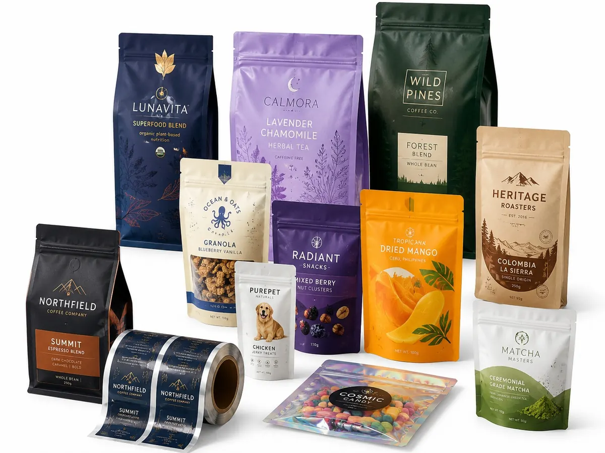 Custom Stand Up Pouches image 1